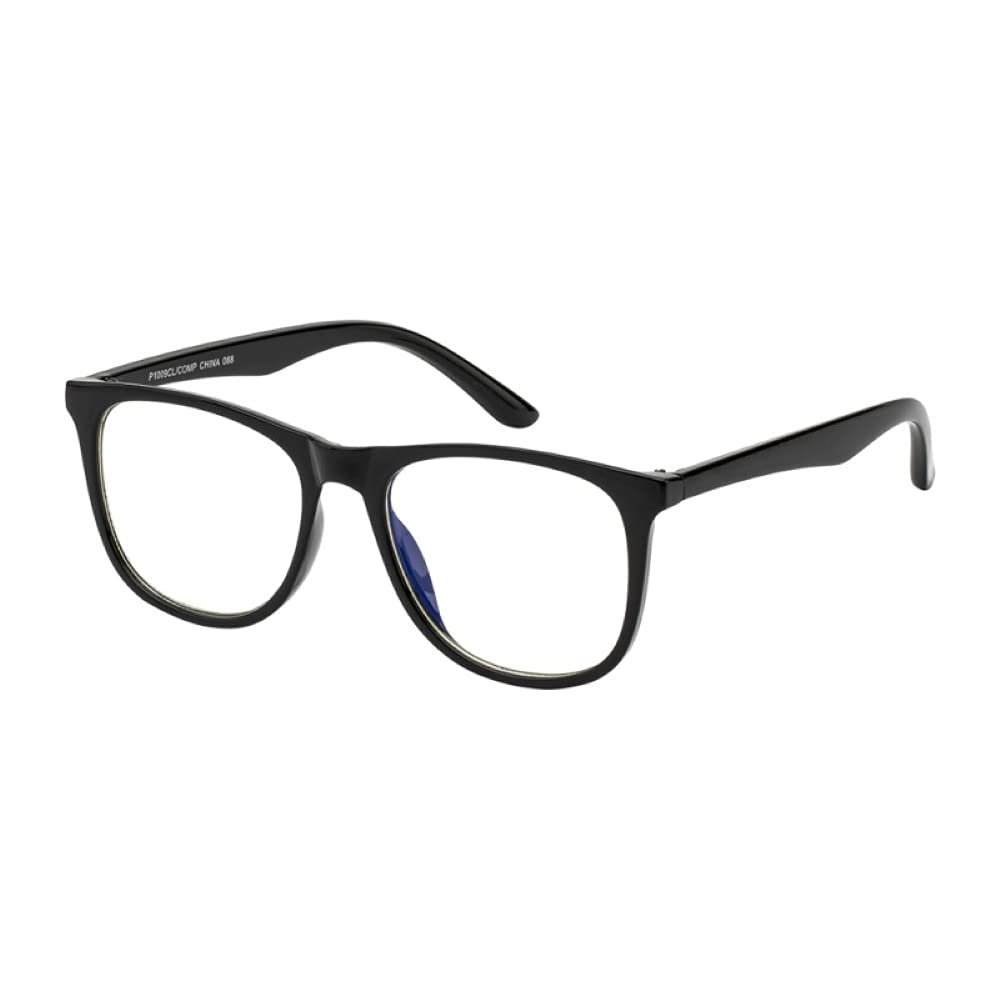 ZOOMe Blue Light Blocking Glasses Dexter Computer/Gaming/TV/Men&Women, Anti Eye Strain (4 Colors) (Black)