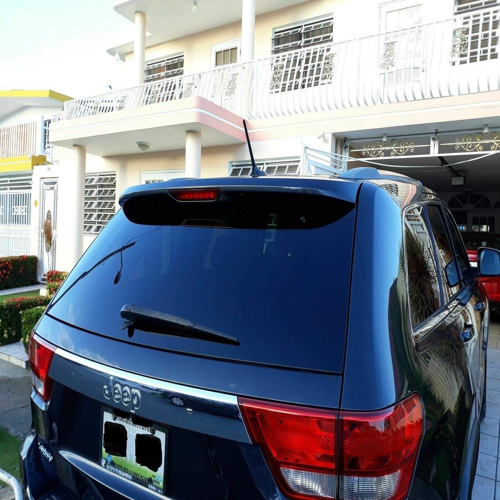 7" inch Short Rubber Black Stubby Rod Antenna Mast Radio AM/FM for Jeep Grand Cherokee 2011-2013