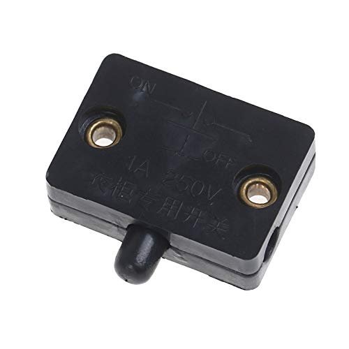 General-Purpose Regulated Switching Power Supply Wardrobe Light Switch Door Touch Switch Automatic Lighting for Bedside Table Wine Cabinet Cupboard Door Control (Color : Black)