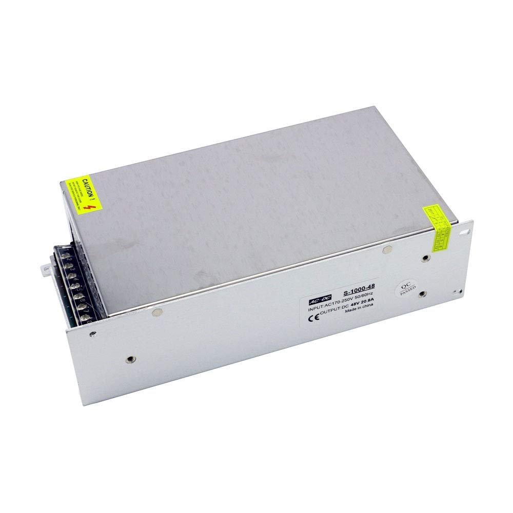 1000W High Power AC to DC Source Power 48V 20.8A LED Driver Constant Voltage Switching Power Supply (Input Voltage : AC170 250V, Output Voltage : 48V)