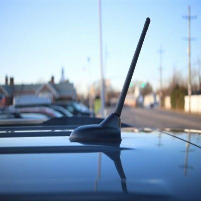 7" inch Short Rubber Black Stubby Rod Antenna Mast Radio AM/FM for Dodge Durango 2011-2013