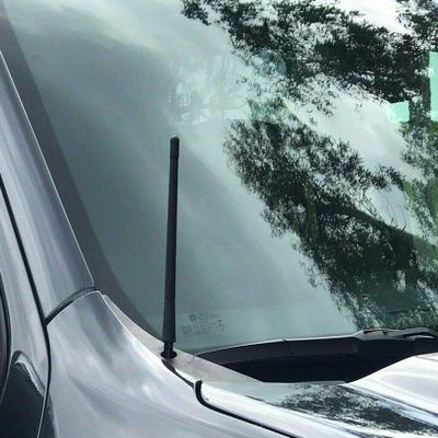 7" inch Short Rubber Black Stubby Rod Antenna Mast Radio AM/FM for GMC Sierra 2006-2021