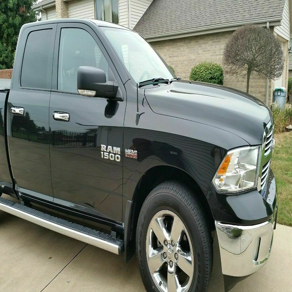 7" inch Short Rubber Black Stubby Rod Antenna Mast Radio AM/FM for Dodge RAM & RAM 1500 2500 3500 2009-2020