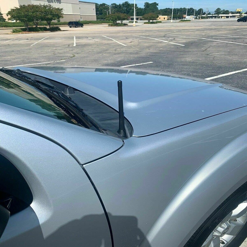 7" inch Short Rubber Black Stubby Rod Antenna Mast Radio AM/FM for Nissan Frontier 1998-2020