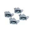 ReplacementScrews Gray Shelf Support Pins Compatible with IKEA Part 106422 (Pax, KOMPLEMENT, TRYSIL) (Pack of 4) view 1