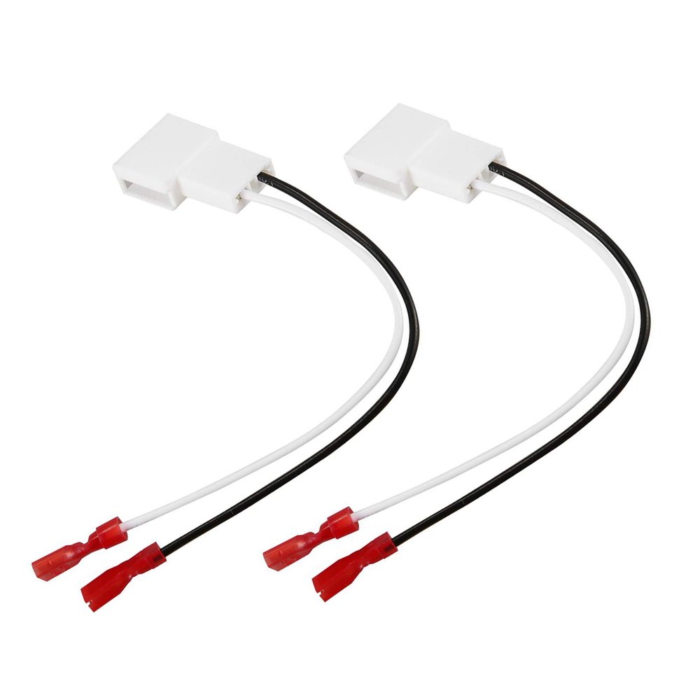 2 Pack 72-8104 Speaker Harness Adapter Compatible with Toyota Speaker Wire Harness Adapter Plug Compatible with Toyota Tacoma Tundra Camry Corolla 4 Runner Scion Pontiac Speaker Wiring Harness Adapter