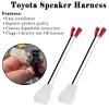 2 Pack 72-8104 Speaker Harness Adapter Compatible with Toyota Speaker Wire Harness Adapter Plug Compatible with Toyota Tacoma Tundra Camry Corolla 4 Runner Scion Pontiac Speaker Wiring Harness Adapter view 2