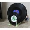 Pmsanzay Vinyl Record Storage Holder Stand cleaning device drying rack Display - With Silicone topKeep your records scratch free Holds up to 6 Album Lps, for 12" and 7" Records(No Records) Grey view 3