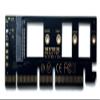 M.2 NVME (M-Key) SSD to PCIe 4.0 X16/X8/X4 Adapter Card for ITX PC Cases (Type A SSD Facing Down/Outwards) view 1