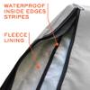 Outdoor TV Cover 80-85 inch - with Zipper, Weatherproof, Waterproof 360 Degrees Protection, Soft Non Scratch Interior - Gray view 4