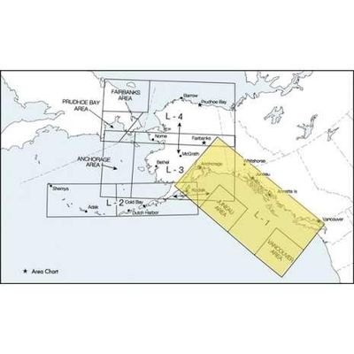 FAA Chart: Enroute Low Altitude ALASKA 1/2