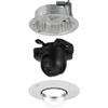 Hanwha Techwin XND-6081FZ 2MP Flush Mount Network Dome PTRZ Camera with 2.8~12mm (4.3X) Motorized varifocal Lens, RJ45 Connection view 4
