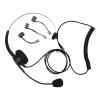 Corded Telephone Headset RJ11, Call Center with Noise Cancelling Mic for Customer Service, Adjustable Metal Headband Head-Mounted Ear Headset view 1
