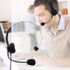 Corded Telephone Headset RJ11, Call Center with Noise Cancelling Mic for Customer Service, Adjustable Metal Headband Head-Mounted Ear Headset view 2