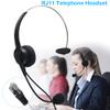 Corded Telephone Headset RJ11, Call Center with Noise Cancelling Mic for Customer Service, Adjustable Metal Headband Head-Mounted Ear Headset view 3