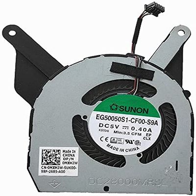 CPU Fan New Laptop CPU Cooling Fan for Dell Latitude 5400 P/N: EG50050S1-CF00-S9A 0MXH2W MXH2W Accessories.