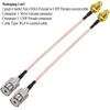 2PCS RG316 SMA to PL259 SO239 Coax Cable, SMA Female to UHF Female Coaxial Cable 6inch(15cm) CB Radio Pigtail Jumper Extension Cable for GPS, Antenna view 4