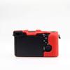 A7C Case, BolinUS Fullbody Ultra-Thin Lightweight Rubber Soft Silicone Housing Case Bag Cover for Sony Alpha 7C A7C (Red) view 4