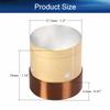 Heyiarbeit Woofer Voice Coil Speaker Coil Reel Replacement Audio Bass Speaker Core White Aluminum 4 Layers Round Copper Wire with Vent 35.5mm / 1.40" for Speaker Repair 2Pcs view 2