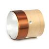 Heyiarbeit Woofer Voice Coil Speaker Coil Reel Replacement Audio Bass Speaker Core White Aluminum 4 Layers Round Copper Wire with Vent 38.5mm / 1.52" for Speaker Repair 1Pcs view 1