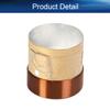 Heyiarbeit Woofer Voice Coil Speaker Coil Reel Replacement Audio Bass Speaker Core White Aluminum 4 Layers Round Copper Wire with Vent 38.5mm / 1.52" for Speaker Repair 1Pcs view 4
