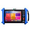 Portable 7 Inch CCTV Tester-Support up to 6K IP Camera Test- AHD, TVI, CVI & CVBS Analog Camera Test-RJ45 Cable TDR Tester with PoE/IP Discovery/HDMI in & Out/Built in WiFi/PTZ view 1