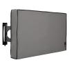 iBirdie Outdoor TV Cover 60 to 65 inch Weatherproof, Cover Size 58''L x 37''H, Waterproof for Outside Flat Screen 60 to 65 inch TV, Grey, 600D Thick Fabric Screen Protector with Bottom view 1