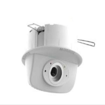 MOBOTIX MX-P26B-6D 6MP PoE Network Ceiling Mount Dome Camera with Moonlight Sensor, Color (Day),3.6 to 23.7 mm varifocal Lens, RJ45 Connection