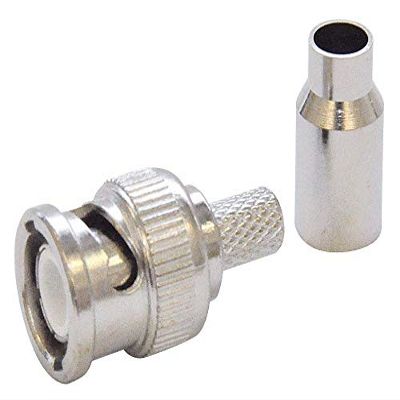 Dolphin Components Cable Coupler, BNC/Male, RG58 Coax, PK10 - DC-MC88-1