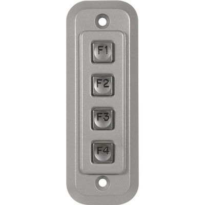 Storm Interface 1-43/64" x 7/16" x 4-21/32" USB Illuminated Keypad Vandal Resistant Keypad; Keys: 4-1000 SERIES 4 KEY