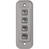 Storm Interface 1-43/64" x 7/16" x 4-21/32" USB Illuminated Keypad Vandal Resistant Keypad; Keys: 4-1000 SERIES 4 KEY view 1