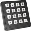 Storm Interface 3-25/32" x 15/32" x 3-25/32" USB Illuminated Keypad Industrial White Keypad; Keys: 16-720 TFX 16 KEY view 1