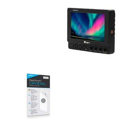 BoxWave Screen Protector Compatible with Ikan VXF7-V2 - ClearTouch Crystal (2-Pack), HD Film Skin - Shields from Scratches
