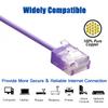 Beszin Cat6A UTP Super Slim Ethernet Network Cable 32AWG 550MHz, Patch Cable, 10Gigabit High Speed LAN Ethernet Cable (1Ft, Purple, 1-Piece) view 3