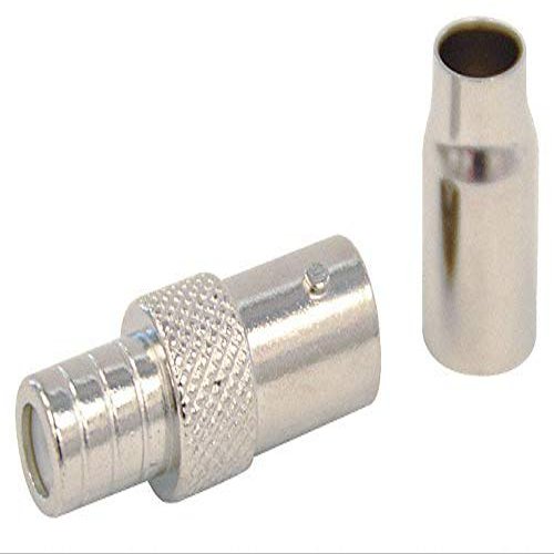 Dolphin Components Cable Coupler, BNC/Female, RG6 Coax, PK10 - DC-89-5