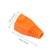 Hemobllo 100pcs Plastic Network Boots Cover for Ethernet Cables for Easy Identification for Cable Ends view 2