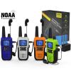 Topsung Walkie Talkies Long Range for Adults Rechargeable with Earpiece NOAA Weather Alert, Multi-purpose 2 Way Radio 4 Pack for Team Work Senior Care Kid Adventure Family Camping Hiking Skiing Cruise view 1