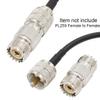 exgoofit PL259 Male to Male Adapter Cable Low Loss Digital Coax UHF Jumper Cable 12 inch RG58 for HAM & CB Radio,Antenna Analyzer,Dummy Load,SWR Meter view 4