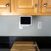 Built3D, Google Nest Hub Home Kitchen Under Cabinet Mount Bracket | All Hardware Included (White) view 4