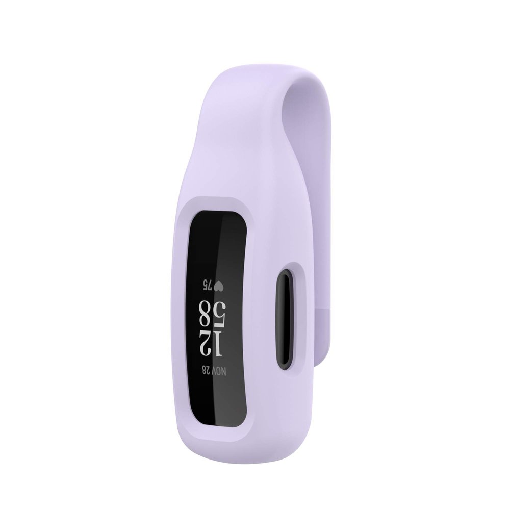 BabyValley Clips Compatible for Fitbit Ace 3 / Inspire 2 with Steel Sheet Silicone Clips Solid Accessory for Ace 3 / Inspire 2 Activity Tracker (Lavender)