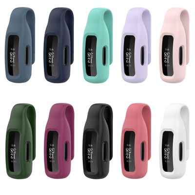 FitTurn Clip Case Accessory Compatible with Fitbit Ace 3 Activity Tracker for Kids 6+, Replacement Colorful Portable Clip Clasp Steel Clip Holder Strap Band for Ace 3 Smartwatch (Ten*Colors)