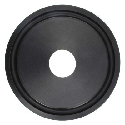 Heyiarbeit 10 inches Paper Speaker Cone Subwoofer Cones Drum Paper 1.4 inches Inner Diameter 9.8 inches Outside Diameter with Rubber Surround 1Pcs