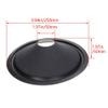 Heyiarbeit 10 inches Paper Speaker Cone Subwoofer Cones Drum Paper 1.4 inches Inner Diameter 9.8 inches Outside Diameter with Rubber Surround 1Pcs view 2
