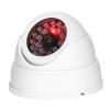 Simulated Surveillance Camera ABS Plastic Simulation Video Surveillance Camera Anti-thief Fake Camera with Led Light Indicator Easy to Install and Operate view 1
