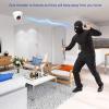 Simulated Surveillance Camera ABS Plastic Simulation Video Surveillance Camera Anti-thief Fake Camera with Led Light Indicator Easy to Install and Operate view 3