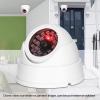 Simulated Surveillance Camera ABS Plastic Simulation Video Surveillance Camera Anti-thief Fake Camera with Led Light Indicator Easy to Install and Operate view 4