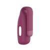 2-Pack BabyValley Clips Compatible for Fitbit Ace 3 Silicone Clips with Steel Sheet for Kids 6+, Sport Holder Accessory for Ace 3 Activity Tracker (Black+Wine Red) view 3