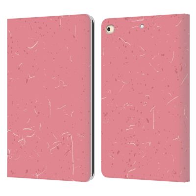 Head Case Designs Officially Licensed Ninola Splatter Texture Pink Abstract 3 Leather Wallet Case Compatible with Apple iPad 9.7 2017 / iPad 9.7 2018