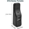 4 Port USB Hub, USB 2.0 Data Hub Splitter Small Portable, for PC, Laptop, Notebook PC, XPS, and More view 3