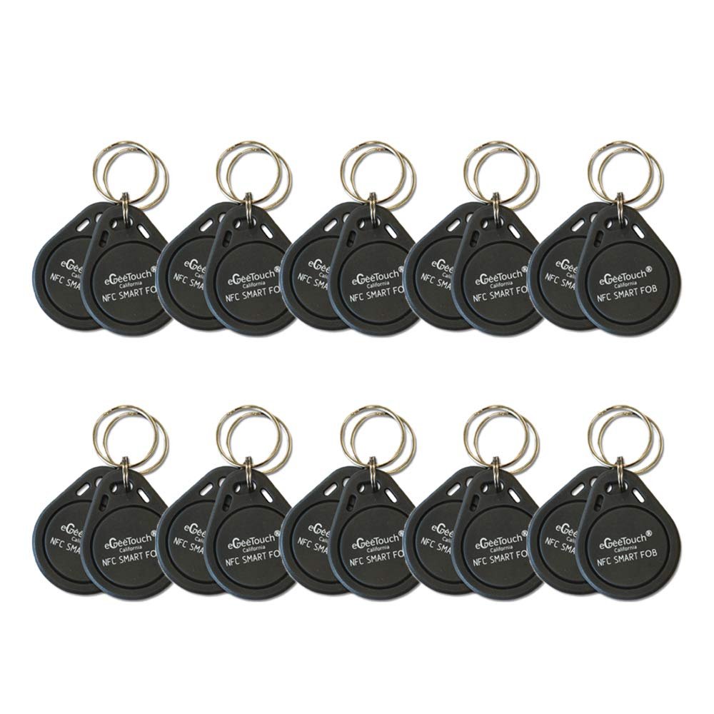 eGeeTouch 20 NFC Keys/Fobs for All Smart Locks